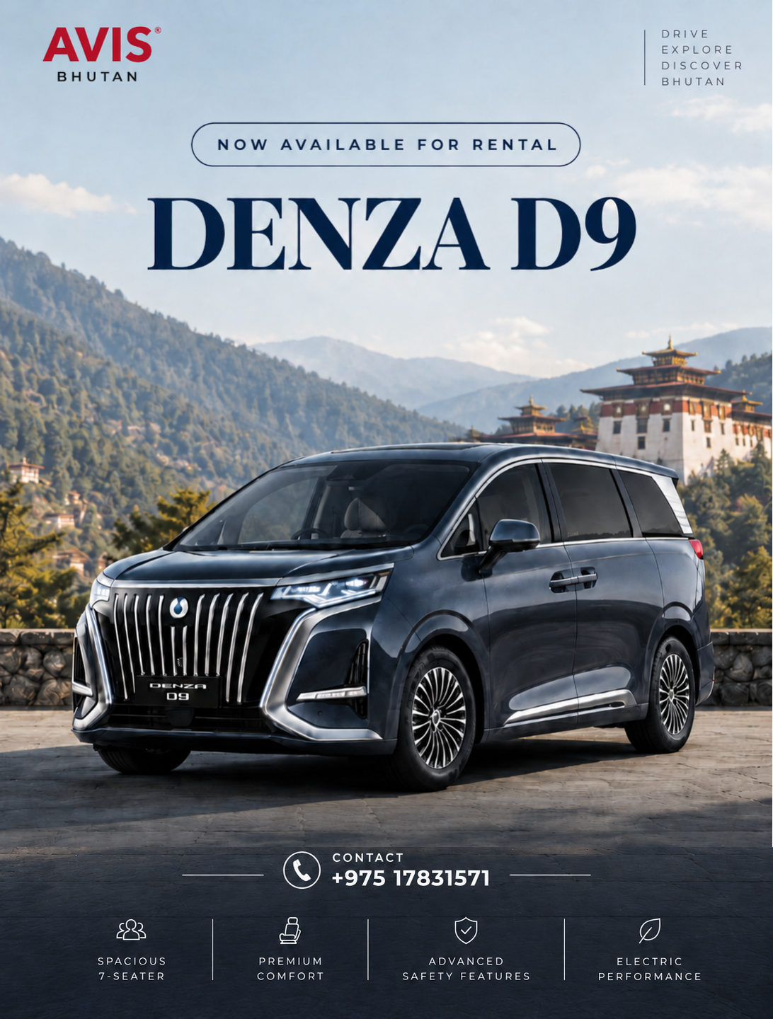 new car available Denza D9